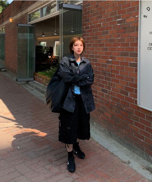 CORNERBLESS(コーナーブレス)の「WASHED NAVY CAMO LONG SLEEVE SHIRTS(シャツ/ブラウス・レディース・その他・MEDIUM/LARGE/X-LARGE)」の8枚目の写真