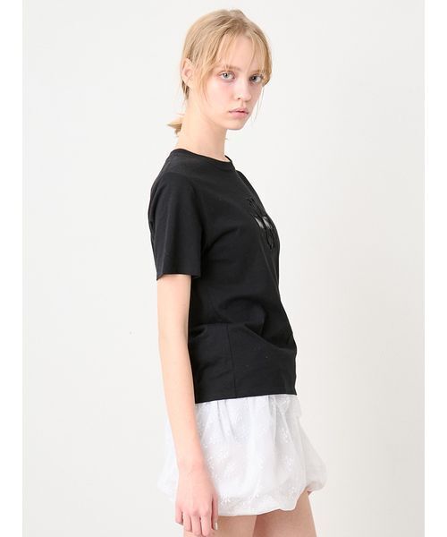 SORIN(ソリン )の「Lace Cutwork Tshirt/レースカットワークTシャツ(Tシャツ/カットソー・レディース・ブラック/ホワイト・38)」の6枚目の写真