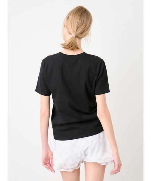 SORIN(ソリン )の「Lace Cutwork Tshirt/レースカットワークTシャツ(Tシャツ/カットソー・レディース・ブラック/ホワイト・38)」の7枚目の写真