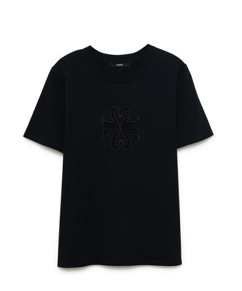 SORIN(ソリン )の「Lace Cutwork Tshirt/レースカットワークTシャツ(Tシャツ/カットソー・レディース・ブラック/ホワイト・38)」の11枚目の写真