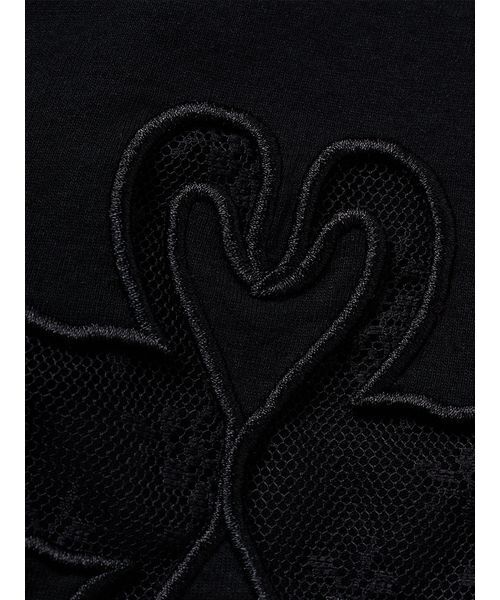 SORIN(ソリン )の「Lace Cutwork Tshirt/レースカットワークTシャツ(Tシャツ/カットソー・レディース・ブラック/ホワイト・38)」の12枚目の写真