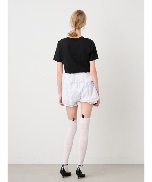 SORIN(ソリン )の「Lace Cutwork Tshirt/レースカットワークTシャツ(Tシャツ/カットソー・レディース・ブラック/ホワイト・38)」の18枚目の写真