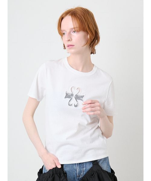 SORIN(ソリン )の「Lace Cutwork Tshirt/レースカットワークTシャツ(Tシャツ/カットソー・レディース・ブラック/ホワイト・38)」の20枚目の写真