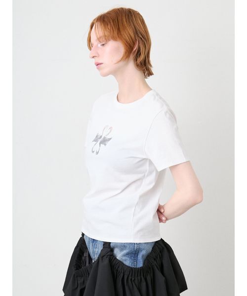 SORIN(ソリン )の「Lace Cutwork Tshirt/レースカットワークTシャツ(Tシャツ/カットソー・レディース・ブラック/ホワイト・38)」の21枚目の写真