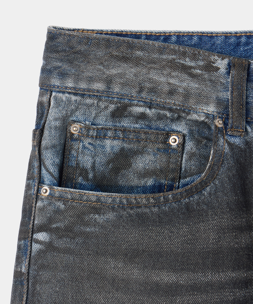MAISON MINED(メゾンミネド)の「DARK WAX COATED DENIM PANTS BLUE(デニムパンツ・メンズ・その他・SMALL/MEDIUM/LARGE)」の10枚目の写真