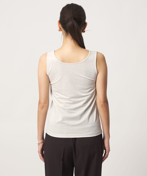A DAY IN THE LIFE UNITED ARROWS（アデイインザライフユナイテッドアローズ）の「ラメ ベア タンクトップ＜A DAY IN THE LIFE＞（Tシャツ/カットソー・レディース・ライトグレー/その他1/ブラック・FREE）」の9枚目の写真