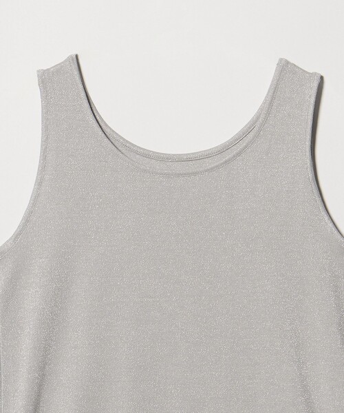 A DAY IN THE LIFE UNITED ARROWS（アデイインザライフユナイテッドアローズ）の「ラメ ベア タンクトップ＜A DAY IN THE LIFE＞（Tシャツ/カットソー・レディース・ライトグレー/その他1/ブラック・FREE）」の12枚目の写真