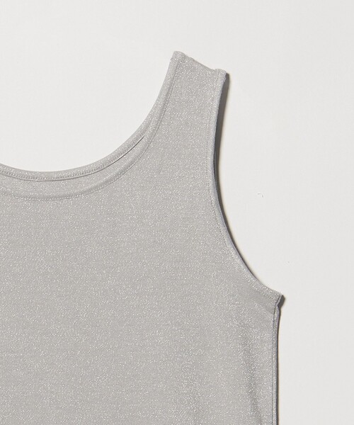 A DAY IN THE LIFE UNITED ARROWS（アデイインザライフユナイテッドアローズ）の「ラメ ベア タンクトップ＜A DAY IN THE LIFE＞（Tシャツ/カットソー・レディース・ライトグレー/その他1/ブラック・FREE）」の13枚目の写真