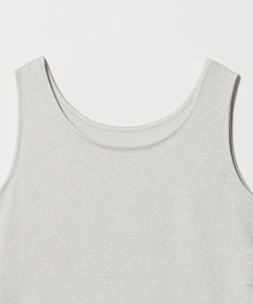 A DAY IN THE LIFE UNITED ARROWS（アデイインザライフユナイテッドアローズ）の「ラメ ベア タンクトップ＜A DAY IN THE LIFE＞（Tシャツ/カットソー・レディース・ライトグレー/その他1/ブラック・FREE）」の18枚目の写真