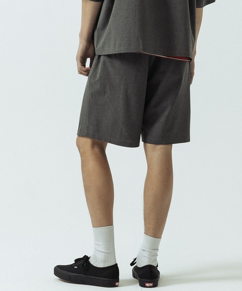 SLICK(スリック)の「【SLICK/スリック】T/R Stretch Two Tuck Easy Shorts/T/Rストレッチツータックイージーショーツ(その他パンツ・メンズ・ブラック/チャコールグレー・1/2/3)」の8枚目の写真