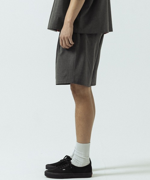 SLICK(スリック)の「【SLICK/スリック】T/R Stretch Two Tuck Easy Shorts/T/Rストレッチツータックイージーショーツ(その他パンツ・メンズ・ブラック/チャコールグレー・1/2/3)」の15枚目の写真