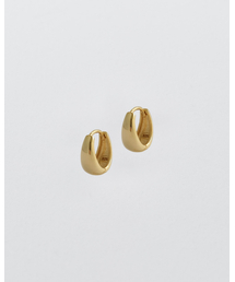 ANOTHERLAYER（アナザーレイヤー）の「Oval Hoop Earring  - Gold (silver925)（ピアス（両耳用））」