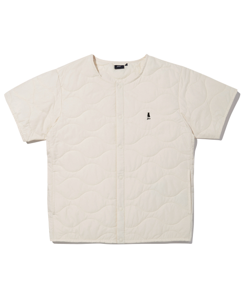 YALE（イェール）の「ハーフスリーブキルティングジャケットアイボリー（ダウンジャケット/コート・レディース・その他・LARGE/MEDIUM/X-LARGE）」の3枚目の写真