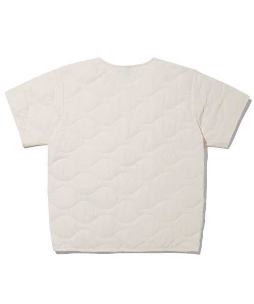 YALE（イェール）の「ハーフスリーブキルティングジャケットアイボリー（ダウンジャケット/コート・レディース・その他・LARGE/MEDIUM/X-LARGE）」の4枚目の写真