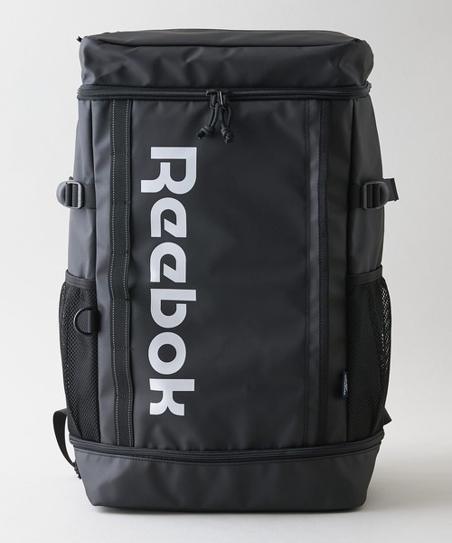UNIIT(ユニット)の「【Reebok/リーボック】【大容量29L A4サイズ対応】ボックスバックパック PC収納ポケット付き 通勤 通学 スポーツ ジム ストリート スポーティー リュック スクエア型(バックパック/リュック・メンズ・スミクロ/ブラック・FREE)」の3枚目の写真