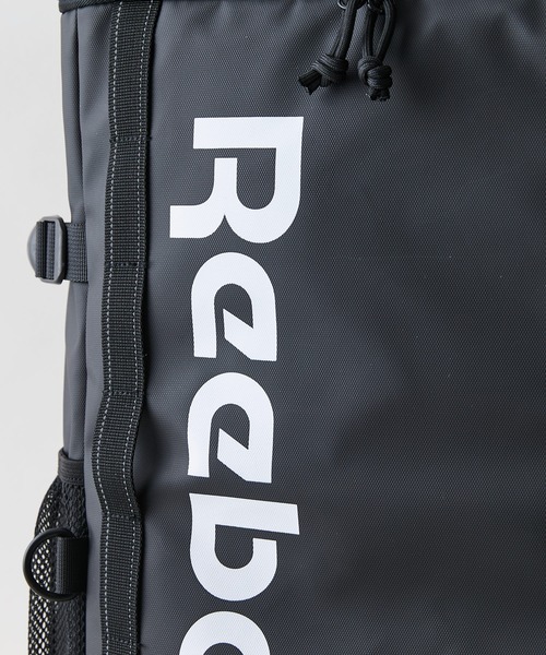 UNIIT(ユニット)の「【Reebok/リーボック】【大容量29L A4サイズ対応】ボックスバックパック PC収納ポケット付き 通勤 通学 スポーツ ジム ストリート スポーティー リュック スクエア型(バックパック/リュック・メンズ・スミクロ/ブラック・FREE)」の4枚目の写真