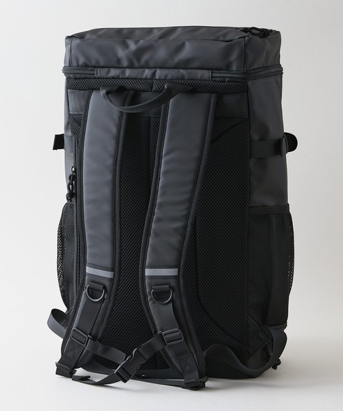 UNIIT(ユニット)の「【Reebok/リーボック】【大容量29L A4サイズ対応】ボックスバックパック PC収納ポケット付き 通勤 通学 スポーツ ジム ストリート スポーティー リュック スクエア型(バックパック/リュック・メンズ・スミクロ/ブラック・FREE)」の8枚目の写真