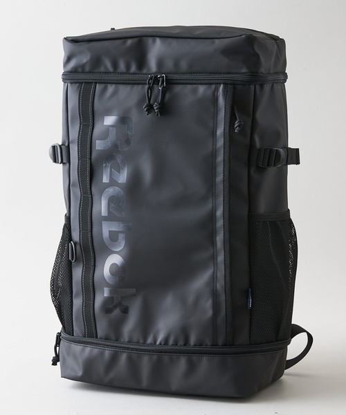 UNIIT(ユニット)の「【Reebok/リーボック】【大容量29L A4サイズ対応】ボックスバックパック PC収納ポケット付き 通勤 通学 スポーツ ジム ストリート スポーティー リュック スクエア型(バックパック/リュック・メンズ・スミクロ/ブラック・FREE)」の18枚目の写真