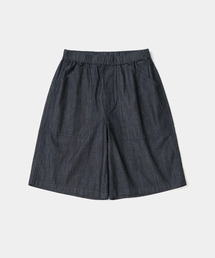 banding denim shorts rinsed