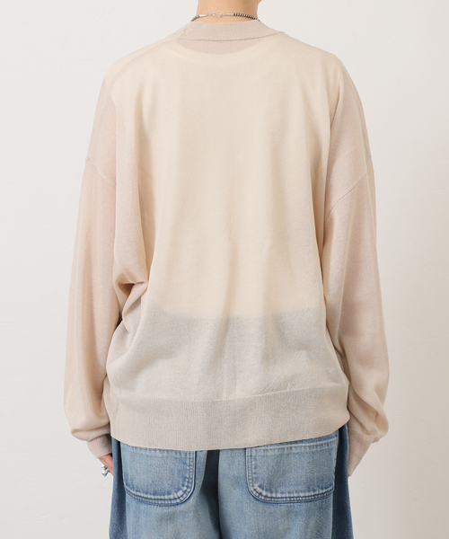 JOURNAL STANDARD LUXE(ジャーナルスタンダード ラックス)の「シアージャージー Vネックカーディガン(カーディガン/ボレロ・レディース・ベージュ/レッド/チャコールグレー・FREE)」の15枚目の写真