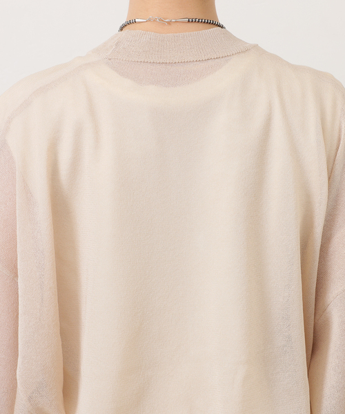 JOURNAL STANDARD LUXE(ジャーナルスタンダード ラックス)の「シアージャージー Vネックカーディガン(カーディガン/ボレロ・レディース・ベージュ/レッド/チャコールグレー・FREE)」の17枚目の写真