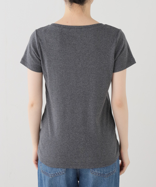 FRAMeWORK(フレームワーク)の「レイヤードアンサンブル(Tシャツ/カットソー・レディース・ピンク/チャコールグレー/ベージュ・FREE)」の11枚目の写真