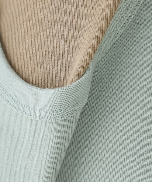 FRAMeWORK(フレームワーク)の「レイヤードアンサンブル(Tシャツ/カットソー・レディース・ピンク/チャコールグレー/ベージュ・FREE)」の16枚目の写真