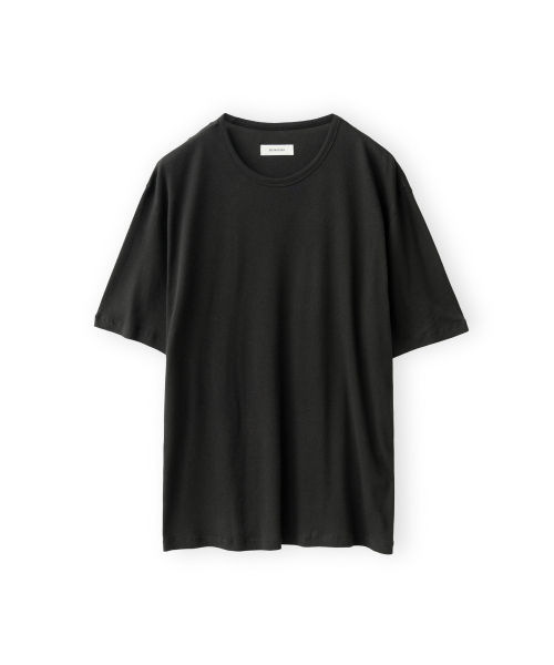 BROWNYARD(ブラウンヤード)の「カシミヤハーフスリーブ、ブラック(Tシャツ/カットソー・メンズ・その他・3/4/5/6)」の1枚目の写真