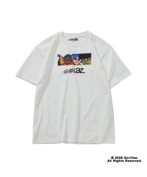bonjour records（ボンジュールレコーズ）の「Gorillaz/ゴリラズ for bonjour records Official T-shirt（Tシャツ/カットソー・メンズ・ホワイト/ブラック系その他2/ブラック系その他3/ブラック系その他/ブラック/ホワイト系その他2/ホワイト系その他3/ホワイト系その他・L/M/XL）」の2枚目の写真