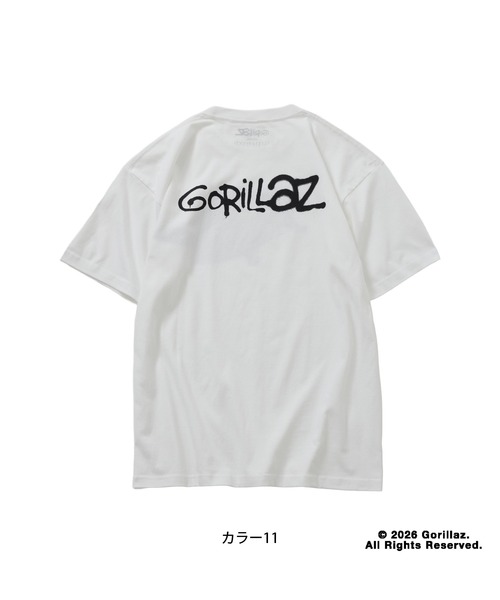 bonjour records（ボンジュールレコーズ）の「Gorillaz/ゴリラズ for bonjour records Official T-shirt（Tシャツ/カットソー・メンズ・ホワイト/ブラック系その他2/ブラック系その他3/ブラック系その他/ブラック/ホワイト系その他2/ホワイト系その他3/ホワイト系その他・L/M/XL）」の11枚目の写真