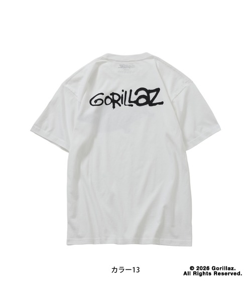 bonjour records（ボンジュールレコーズ）の「Gorillaz/ゴリラズ for bonjour records Official T-shirt（Tシャツ/カットソー・メンズ・ホワイト/ブラック系その他2/ブラック系その他3/ブラック系その他/ブラック/ホワイト系その他2/ホワイト系その他3/ホワイト系その他・L/M/XL）」の15枚目の写真