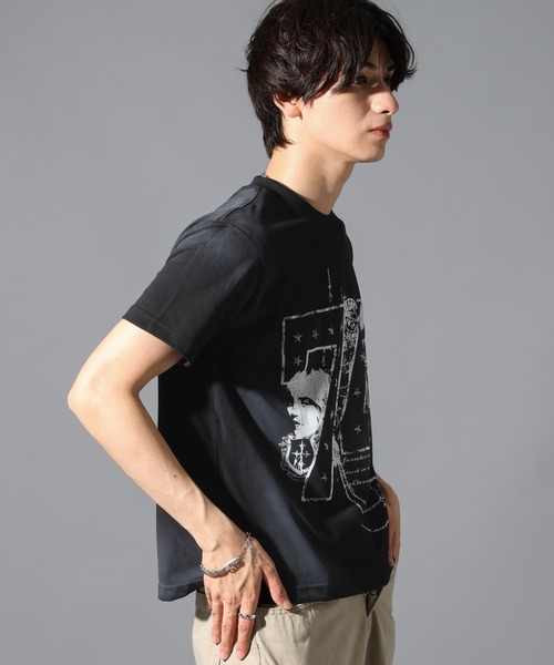 LAND MUSEUM（ランドミュージアム）の「LAND MUSEUM／スタッズナンバーＴ（Tシャツ/カットソー・メンズ・ブラック/ネイビー・LARGE/MEDIUM）」の18枚目の写真