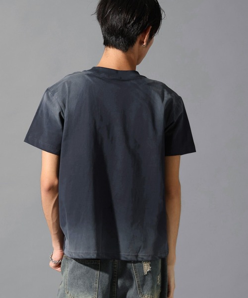 LAND MUSEUM（ランドミュージアム）の「LAND MUSEUM／スタッズナンバーＴ（Tシャツ/カットソー・メンズ・ブラック/ネイビー・LARGE/MEDIUM）」の22枚目の写真