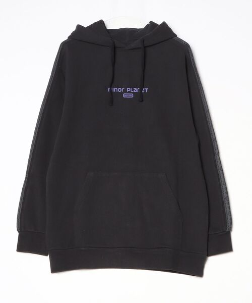 MINOR PLANET(マイナープラネット)の「マイナープラネット【MINOR PLANET】- 裏毛フーディ【MINOR PLANET MP HOODY Black 161201539】(パーカー・メンズ・ブラック・M/XL/L)」の1枚目の写真