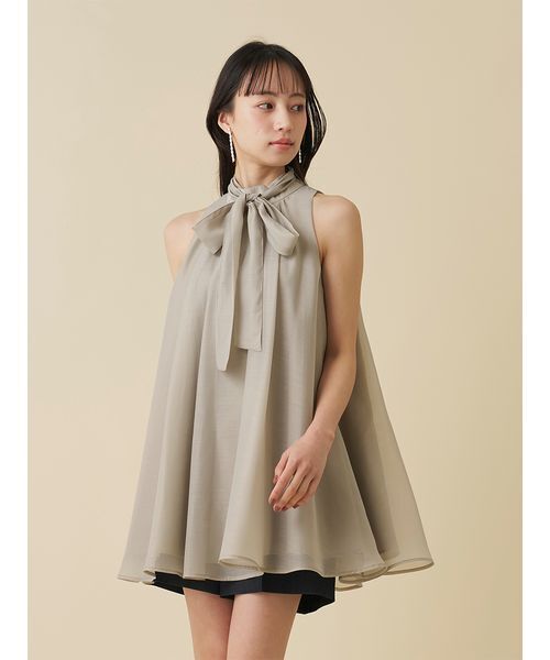 SNIDEL（スナイデル）の「アメスリチュニックブラウス（シャツ/ブラウス・レディース・ホワイト/ブラック/カーキ・F）」の10枚目の写真