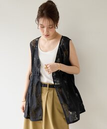 【Noka】ウエストリボンベスト