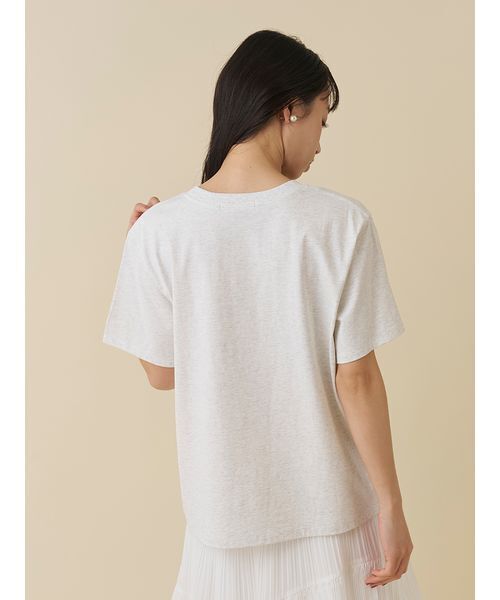 SNIDEL(スナイデル)の「ロゴTシャツ(Tシャツ/カットソー・レディース・グレー/ホワイト/ピンク・F)」の20枚目の写真