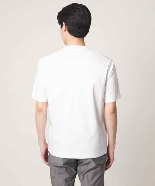 A DAY IN THE LIFE UNITED ARROWS(アデイインザライフユナイテッドアローズ)の「シルケット スムース 3D ジャケット Tシャツ-接触冷感・UVカット-<A DAY IN THE LIFE>(Tシャツ/カットソー・メンズ・ホワイト/ネイビー/ダークグレー・S/L/M/XL)」の15枚目の写真