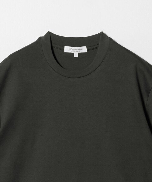 A DAY IN THE LIFE UNITED ARROWS(アデイインザライフユナイテッドアローズ)の「シルケット スムース 3D ジャケット Tシャツ-接触冷感・UVカット-<A DAY IN THE LIFE>(Tシャツ/カットソー・メンズ・ホワイト/ネイビー/ダークグレー・S/L/M/XL)」の18枚目の写真