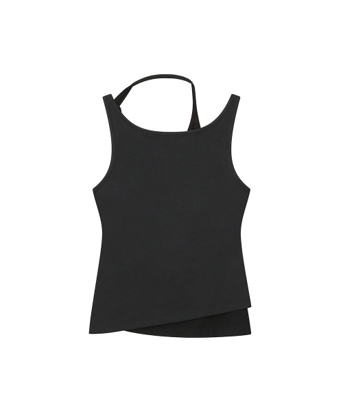 Miseki SEOUL(ミセキソウル)の「Twist string layered sleeveless BLACK(Tシャツ/カットソー・レディース・その他・1/2)」の3枚目の写真