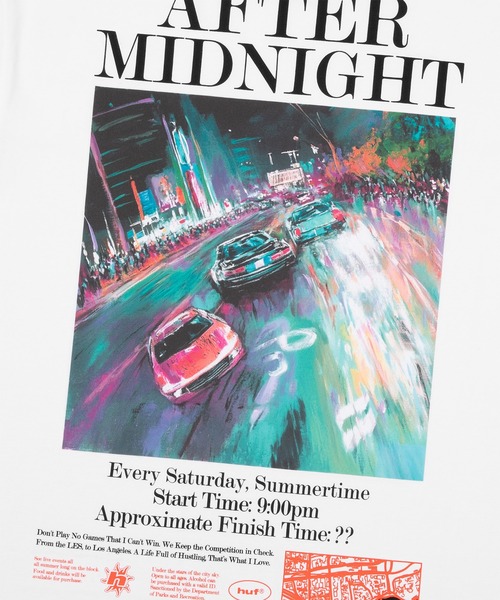 HUF(ハフ)の「AFTER MIDNIGHT TEE(Tシャツ/カットソー・メンズ・ブラック/ホワイト・XL/L/XXL/S/M)」の9枚目の写真