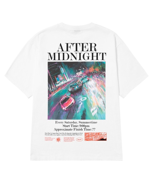 HUF(ハフ)の「AFTER MIDNIGHT TEE(Tシャツ/カットソー・メンズ・ブラック/ホワイト・XL/L/XXL/S/M)」の7枚目の写真