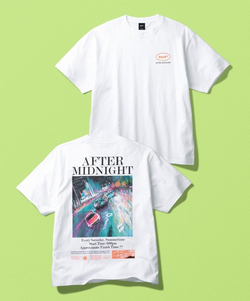 HUF(ハフ)の「AFTER MIDNIGHT TEE(Tシャツ/カットソー・メンズ・ブラック/ホワイト・XL/L/XXL/S/M)」の5枚目の写真