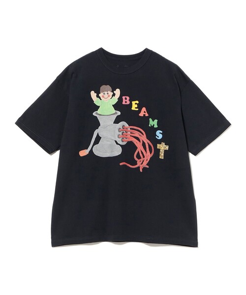 BEAMS T(ビームスティー)の「Ray Martinez / T-shirt①(Tシャツ/カットソー・メンズ・ネイビー・M/S/XL)」の2枚目の写真