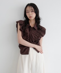 Highneck Over Blouse（シャツ/ブラウス）｜anuke（アンヌーク）の