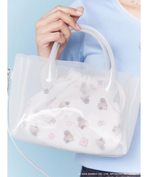 日焼けHello Kitty×EMODA】CLEAR SHOULDER BAG（ハンドバッグ