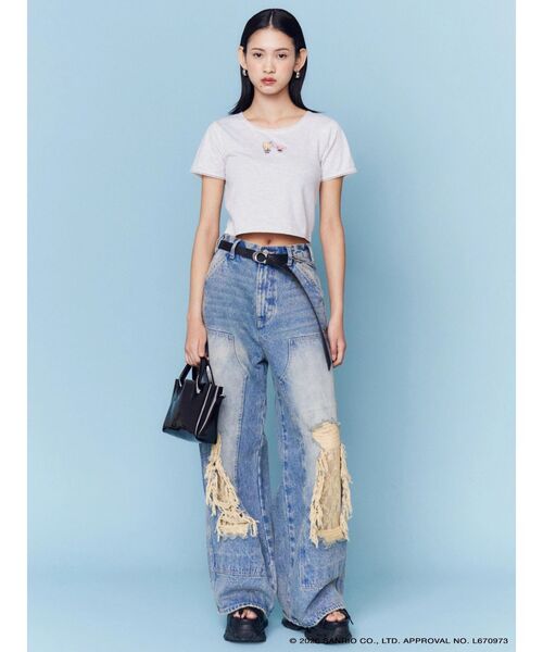 sanrio(サンリオ)の「【日焼けHello Kitty×EMODA】CLEAR SHOULDER BAG(ハンドバッグ・レディース・ブラック/ホワイト・FREE)」の17枚目の写真