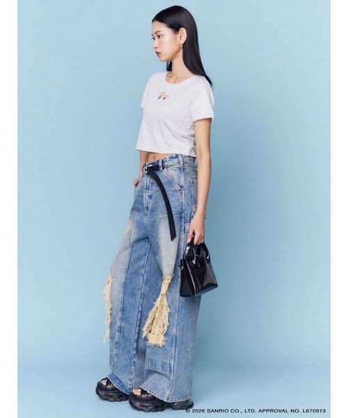 sanrio(サンリオ)の「【日焼けHello Kitty×EMODA】CLEAR SHOULDER BAG(ハンドバッグ・レディース・ブラック/ホワイト・FREE)」の15枚目の写真