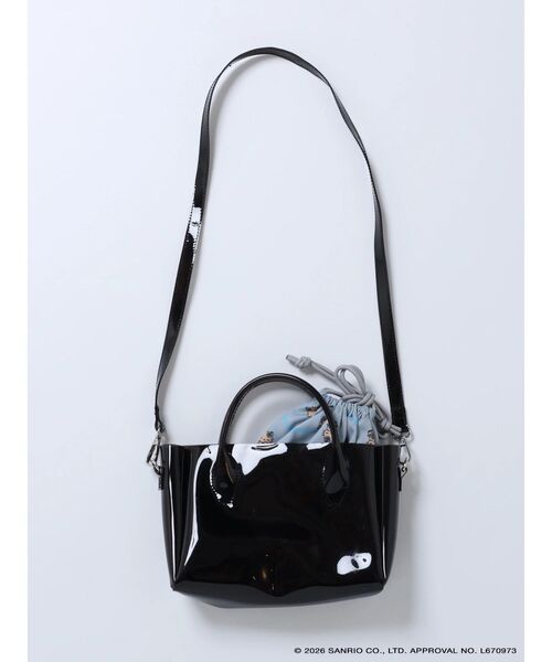 sanrio(サンリオ)の「【日焼けHello Kitty×EMODA】CLEAR SHOULDER BAG(ハンドバッグ・レディース・ブラック/ホワイト・FREE)」の11枚目の写真