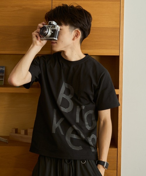 BROKEN BASE(ブロークンベース)の「BrokenBase big logo Tee / BrokenBaseビッグロゴTee(Tシャツ/カットソー・メンズ・ブラック/ネイビー/イエロー/ホワイト・LARGE/SMALL/MEDIUM)」の18枚目の写真